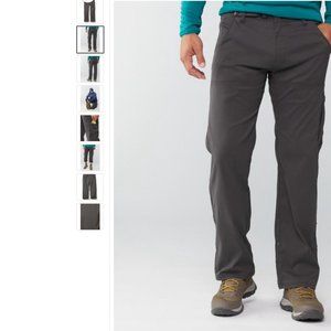 NWT prAna Stretch Zion Pants charcoals 34 x 34